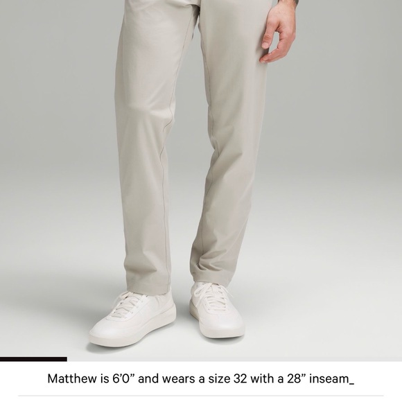 Lululemon Men's ABC Classic Fit Trouser 2 pair Blue and Tan